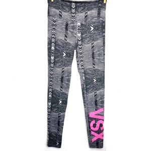 Victoria’s Secret Sport VSX Knockout Legging Tight High waist Aztec Grey Print S